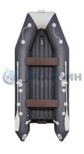 Лодка АКВА 3400 НДНД графит/светло- серый