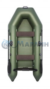 Лодка АКВА 2800 цвет зелёный